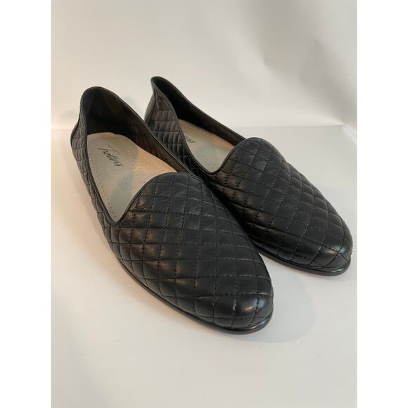 Trotters "Liz" Style Black woven loafer SZ 8 - Picture 1 of 13